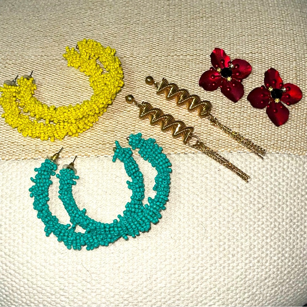 H&M bundle earrings.